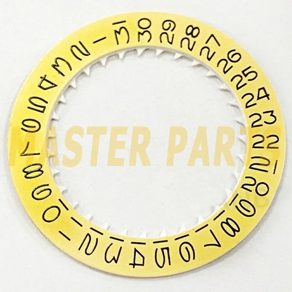 Svetlo Disk Disk Wheel Vintage Black Font pre NH35 NH36 Pohybové hodinky Časť