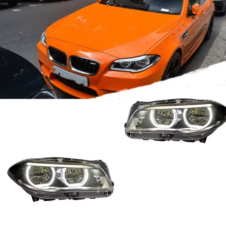 Svetlo hlavy pre BMW F10 svetlomet 2014-2017 F18 LED hlavné žiarovky F11 svetlomety