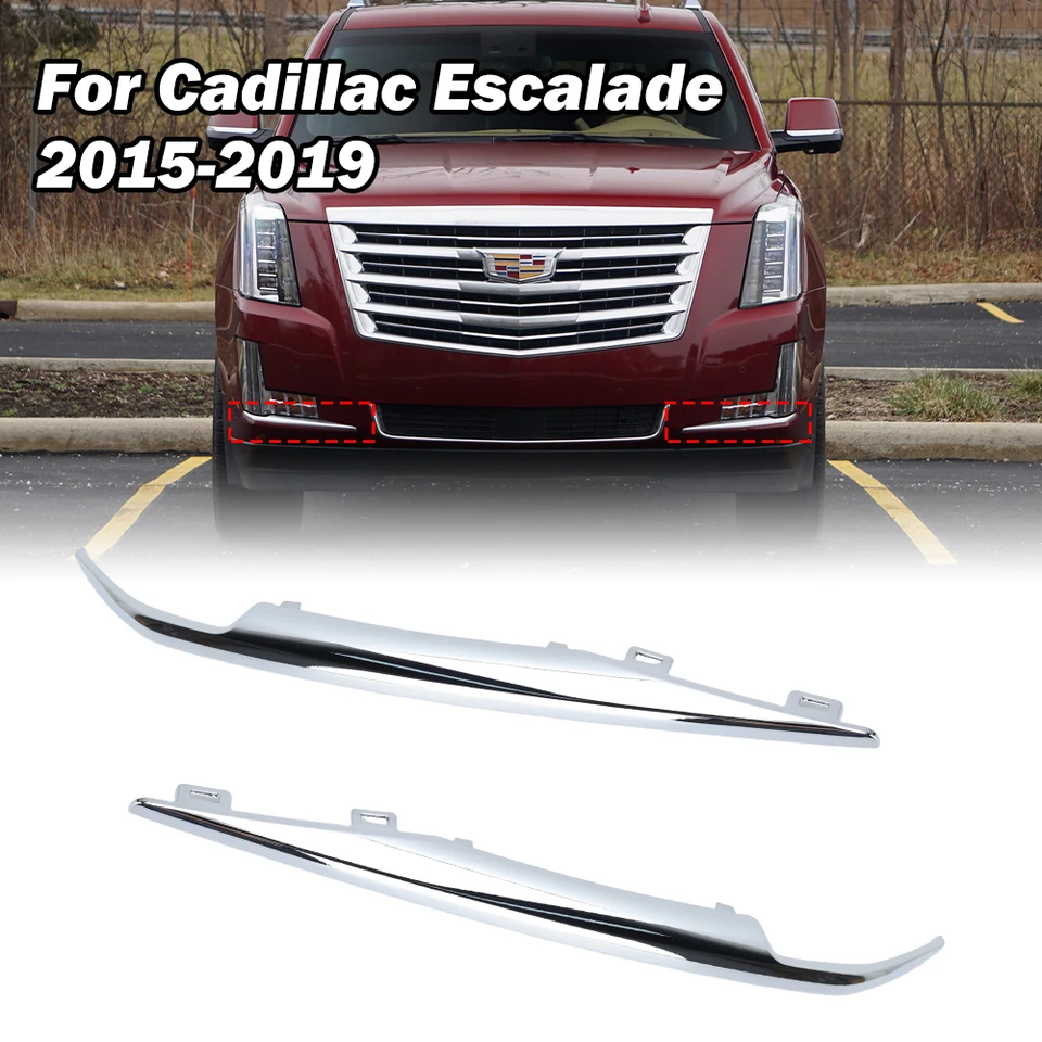 Svetlo lemovanie hmly predného nárazníka pre Cadillac Escalade 2015 2016 2017 2018 2018 2019 ABS FOG LAMP LAMP