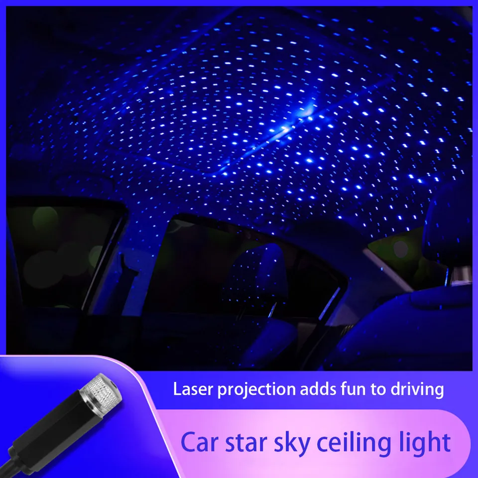 Svetlo pre projekciu automobilu Svetlo USB LED hviezdna atmosféra pre Ford Focus 3 Kia Rio Volkswagen Golf 5 Opel Vivaro Volkswagen Polo