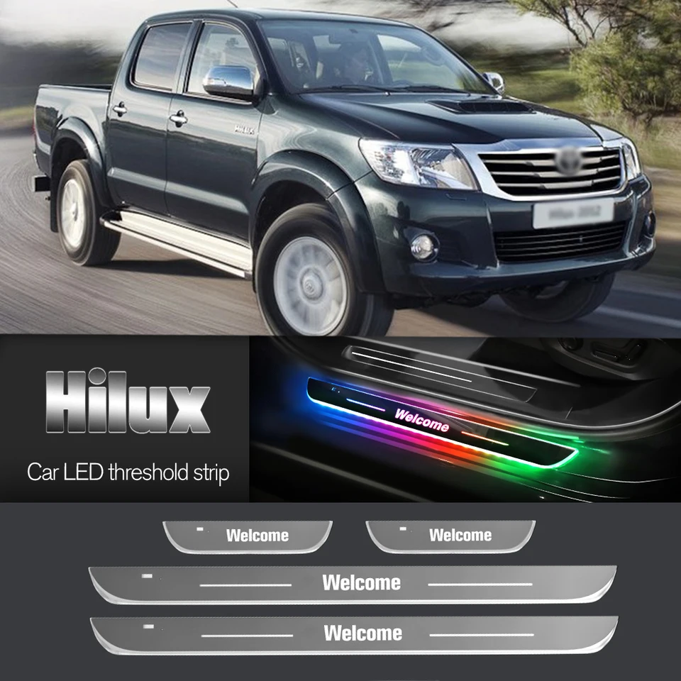 Svetlo Sill Sill pre Toyota Hilux 1997-2023 2013 2014 2022