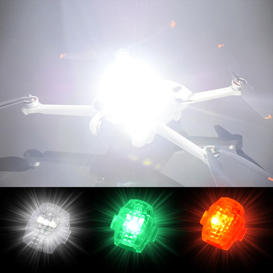 Svetlo Svetlo Drone Svetlo pre DJi Avata 2/Avata Mini 3 Pro/Mavic 2/3/Pro/Fimi X8 SE Night Flying Signal LED LED navigačné svetlo Flash Flash Light