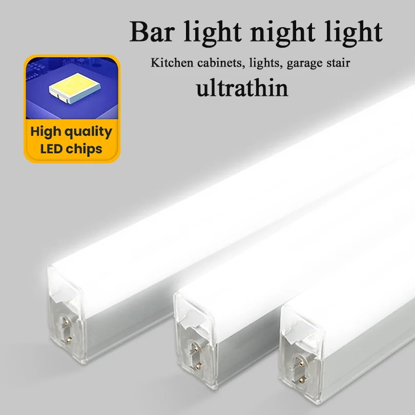 Svetlo T5 T8 LED trubica LED 220V 110V nástenná žiarovka žiarovka svetlo 10W lampa pre domáce vnútorné kuchynské osvetlenie Garážové osvetlenie Svetlá osvetlenie