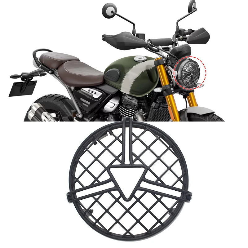 Svetlomet gril pre Bonneville T100 T120 Street Scrambler Scrambler 400x 900 Guards Guards Ochrana