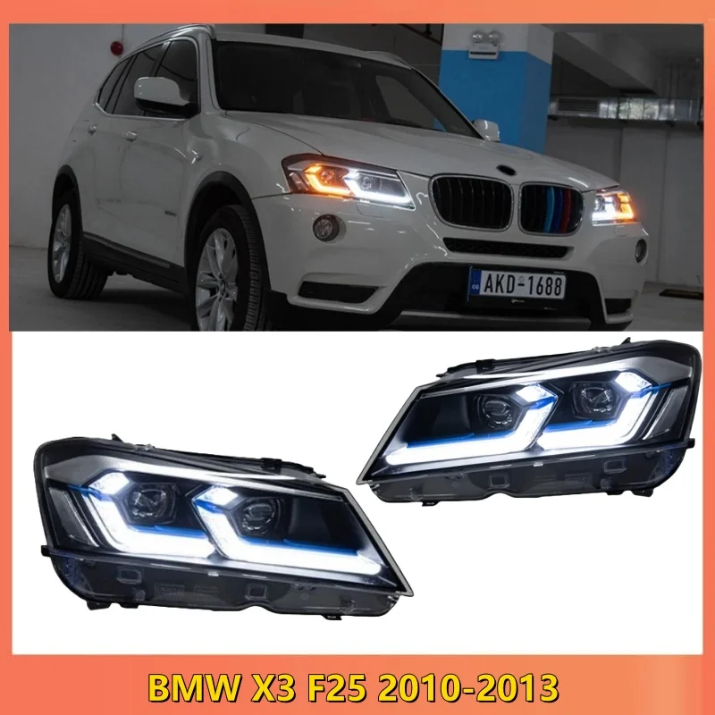 Svetlomet pre BMW X3 F25 LED svetlomety 2010-2013 STYLING STYLING SIGNOR DRL SIGNOR PROJECTOR