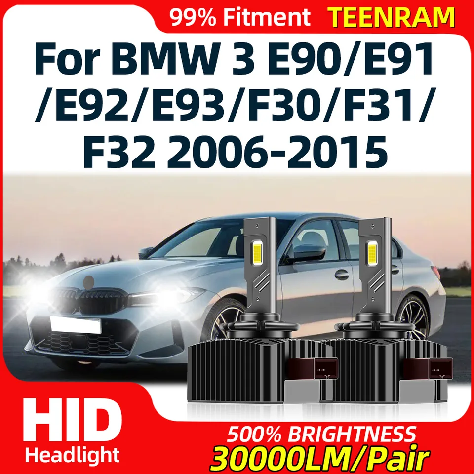 Svetlomety LED auta žiarovky 30000LM HID Xenon Lights 6000K Plug & Hra pre BMW 3 E90/E91/E92/E93/F30/F31/F32 2006-2012 2013 2014 2014 2015