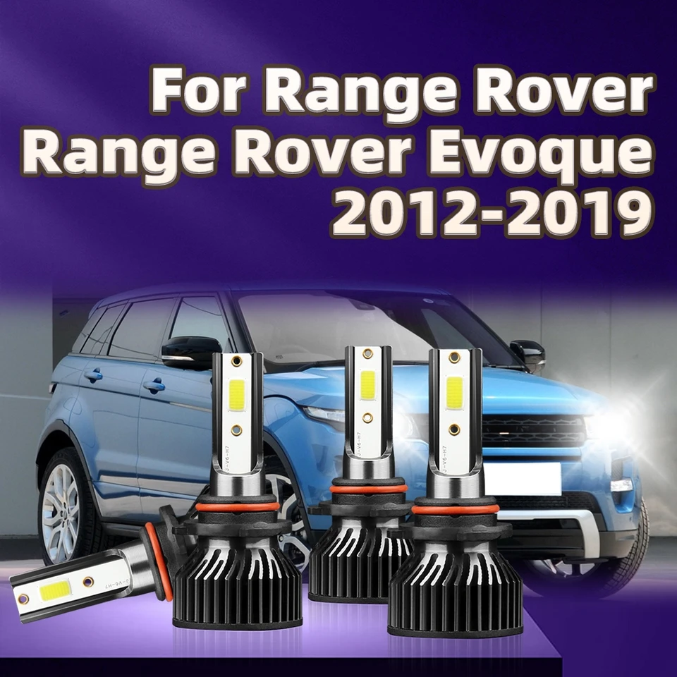 Svetlomety LED žiarovka 9005 130W lampa pre Land Rover Range Rover Evoque 2012 2013 2014 2015 2016 2017 2018 2018 2019