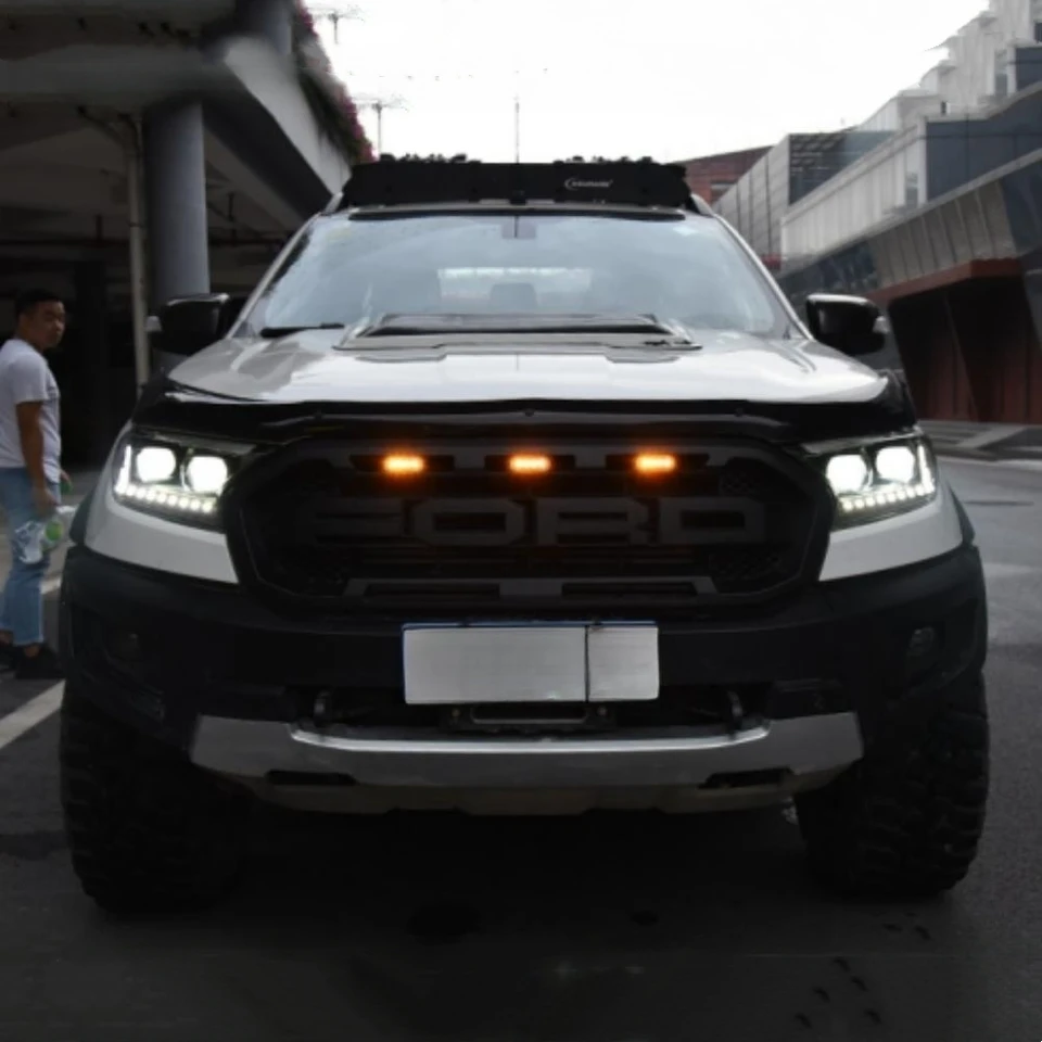 Svetlá hlavy LED pre auto pre roky 2015-2021 Ford Ranger Everest T6 FL T7 T8 T8 Raptor Endeavor Typ hlavy LED svetlomet LED Dual projektor
