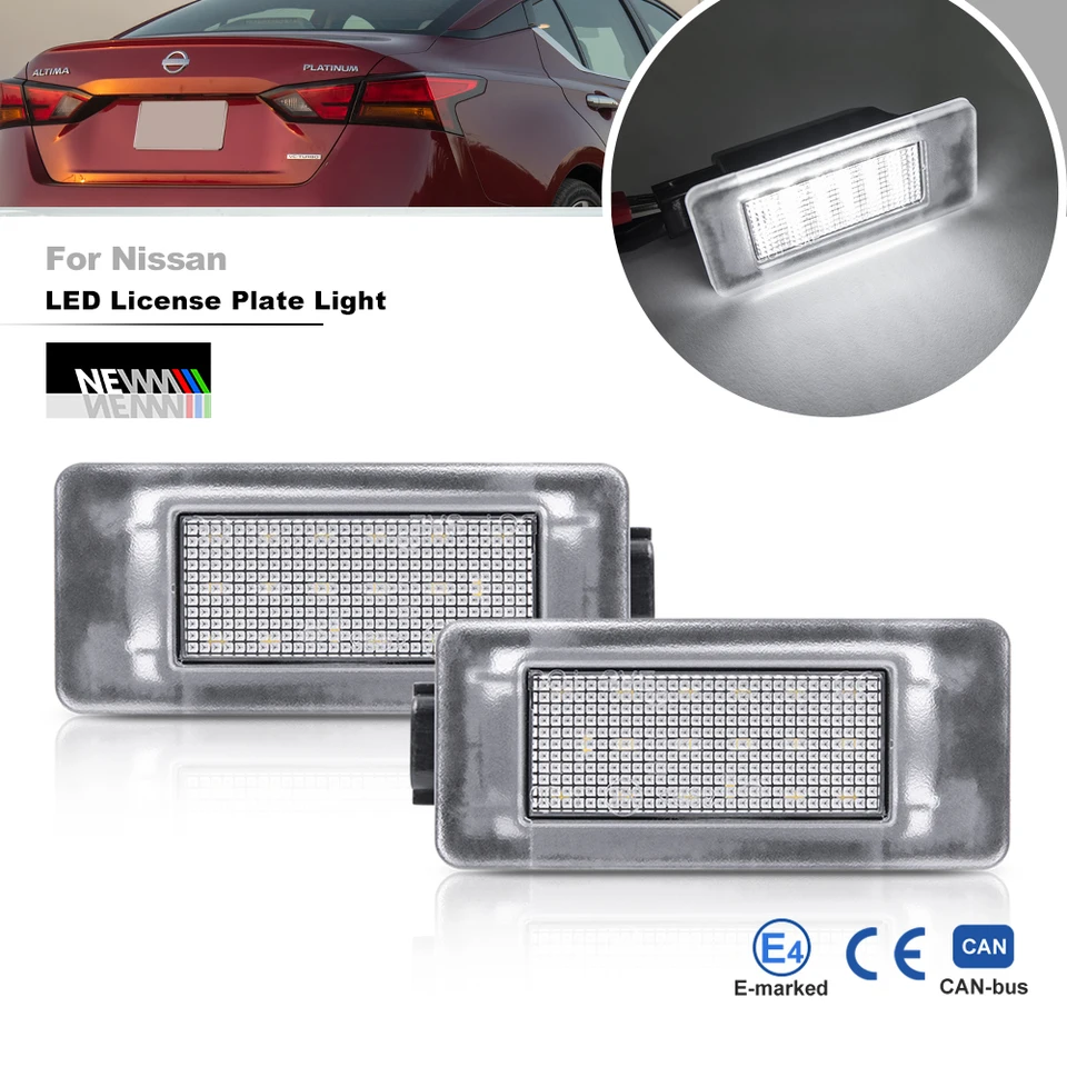 Svetlá poznávacej značky LED pre Nissan Qashqai MK3 J12 2021 2022 Serena MK5 C27 2016-UP pre Dacia Duster 2 2018-UP Automatické zadné žiarovky