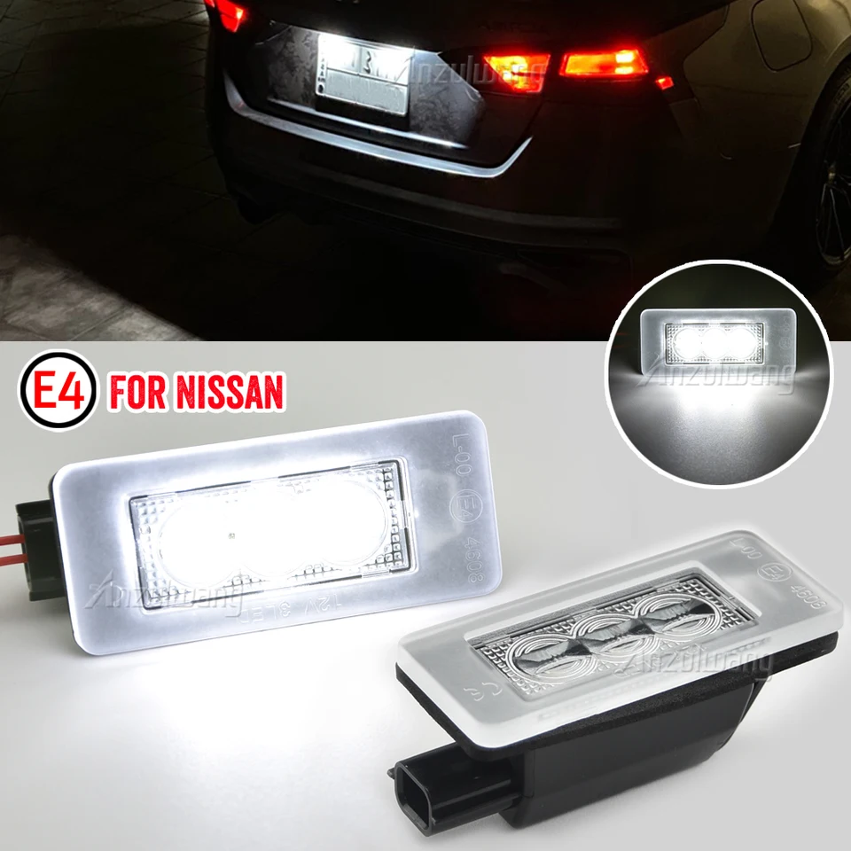 Svetlá poznávacej značky LED pre Nissan Serena C27 ​​Altima Suzuki Landy Dacia Duster Auto Tail Lamps 265108990E