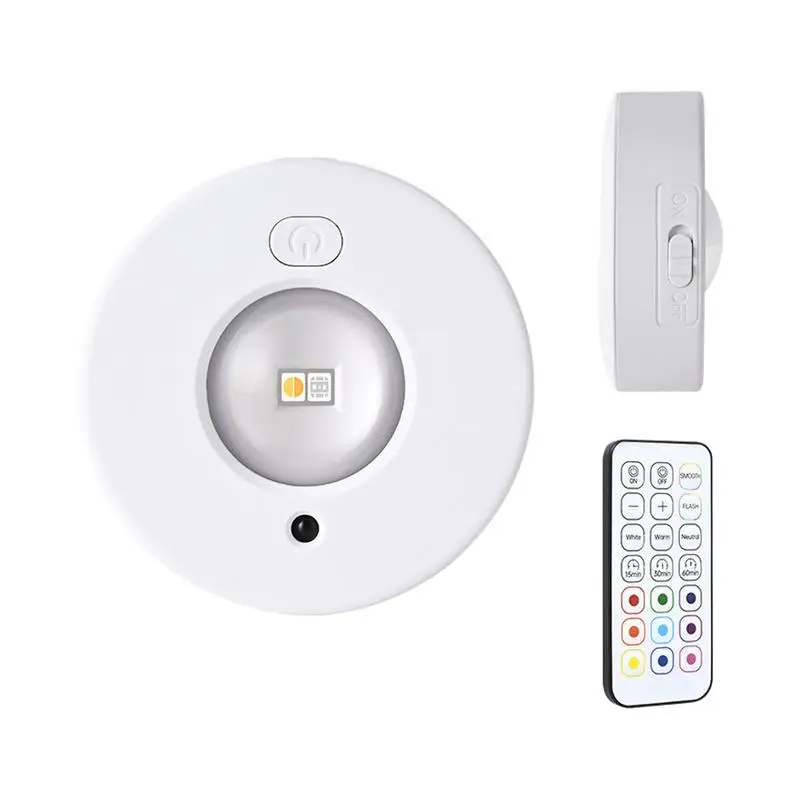 Svetlá skriňa Wireless Magnetic LED LED police Svetlo 500 mAh USB Nabíjateľné stlmenie pod pamäťovými svetlami s diaľkovým ovládačom pre