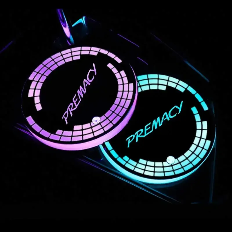 Svetlá vodná voda držiak na dráhu Coaster LED Interiér LED Interiér pre logo Mazda Atenza 3 Axela 2 MX5 CX7 CX5 CX9