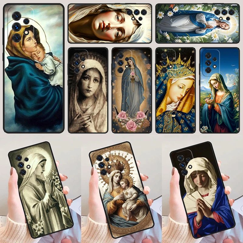 Svätá matka Panna Mária Christian pre Samsung A52 A72 A73 A20E A21S A50 A50 A11 A11 A12 A42 A31 A40 A51 A71 A32 A80 A91