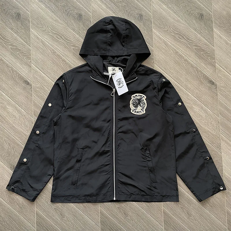 Svätá márnosť vyšívaná v Willow Nail Sports Style Last Trench Coat