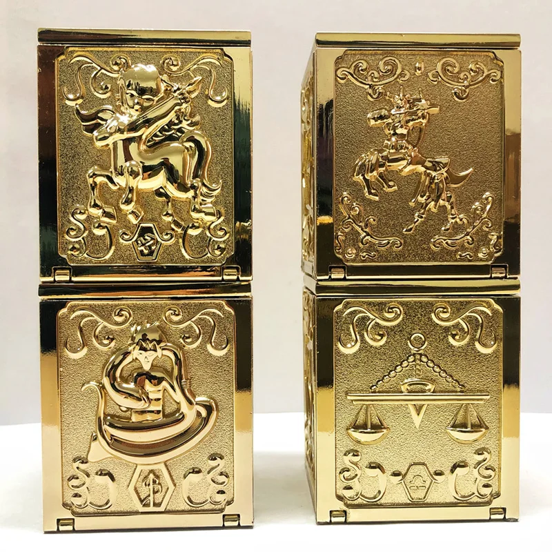 Svätá Seiya Myth Handrs Ex Libra Fake Strelec Aioros Ophiuchus LC Gold Metal Pandora Box Knights of Zodiac Figure na sklade
