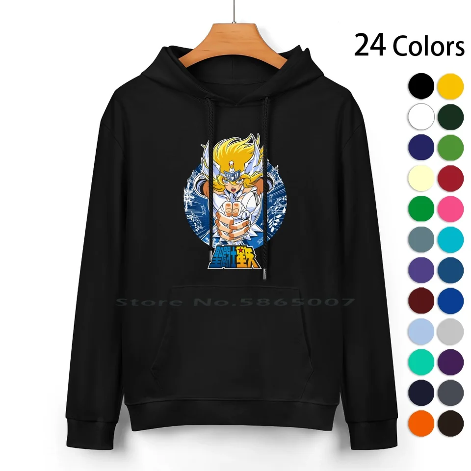 Swar sv. Cotton Hoodie 24 Colors Saint Seiya Caballeros del Zodiaco Shiryu Hyoga shun Ikki Aioria Aioros Athena sága