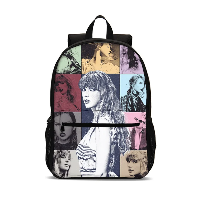 Swifts Cartoon Prints School Bag pre primárny batoh veľké anime školské tašky pre chlapca dievča, odolná detská taška t-taylors