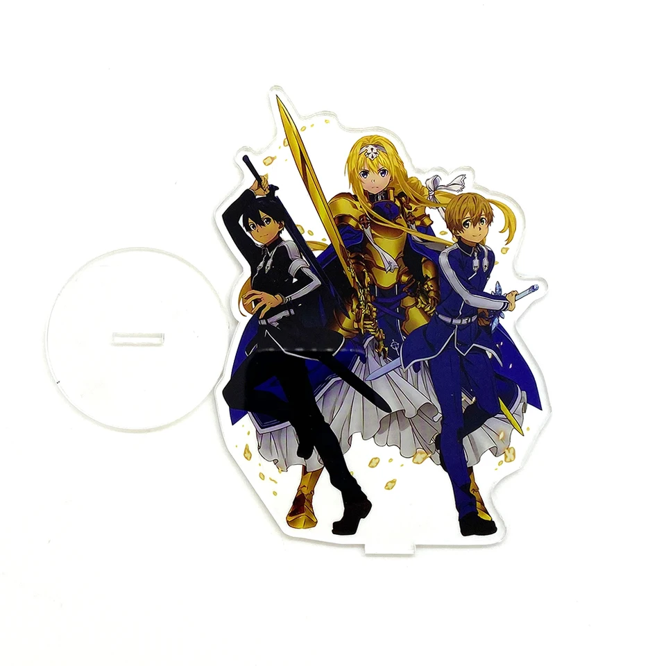 Sword Art Online Sao Alicization Kirito Eugeo Alice Alice Anime Acryl Stande figurín figuríny stolové dekorácie tortu tortu