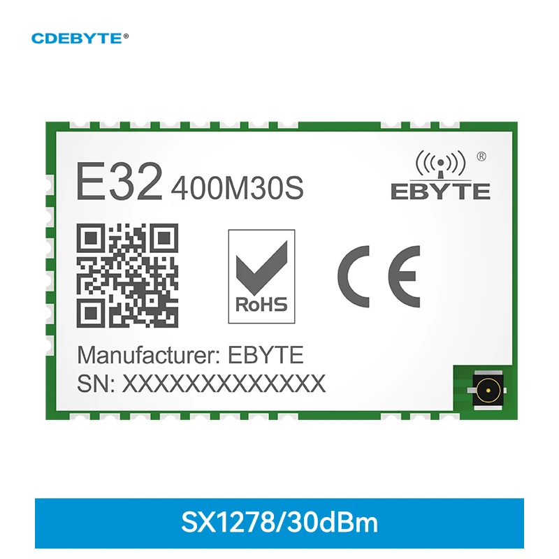 SX1278 SPI EBYTE E32-400M30S 30DBM 433MHz 470MHz LORA spektrum Spektrum širokého frekvenčného pásma bezdrôtového vysielača 10 km DIY DIY