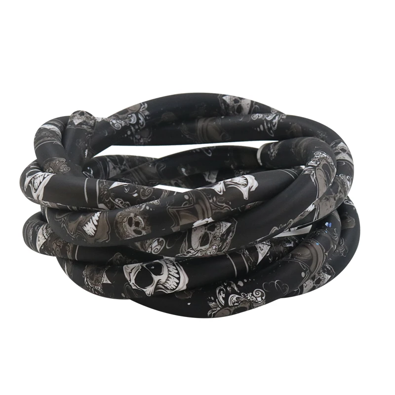 Sy 1,5 m Sheesha Rought Matte Finish Hadic Hose Hose Styl Style SHISHA Silikónová hadica Chicha Narguile fajčiarske príslušenstvo Gadget Nástroje