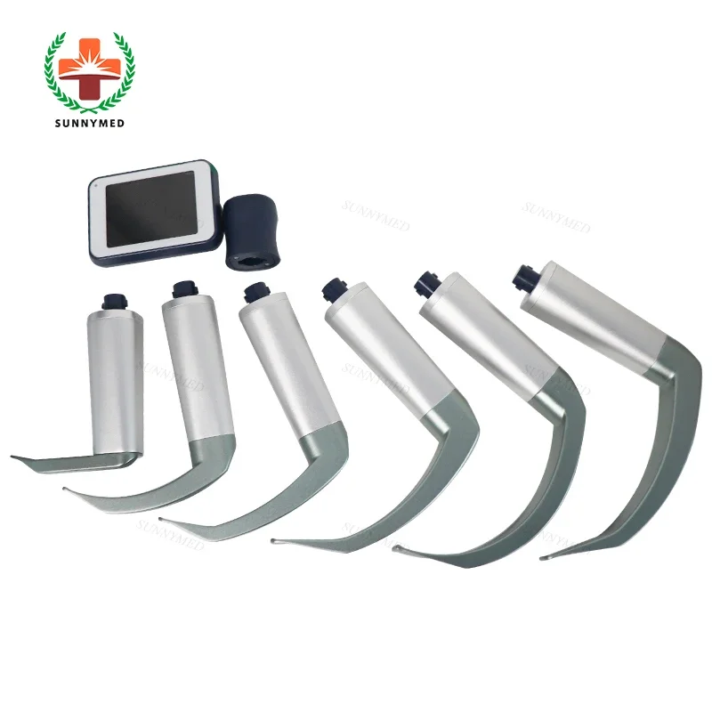 SY-P020N opakovane použiteľné čepele Video laryngoscope All Sight LCD Anesthesia Medical Hospital