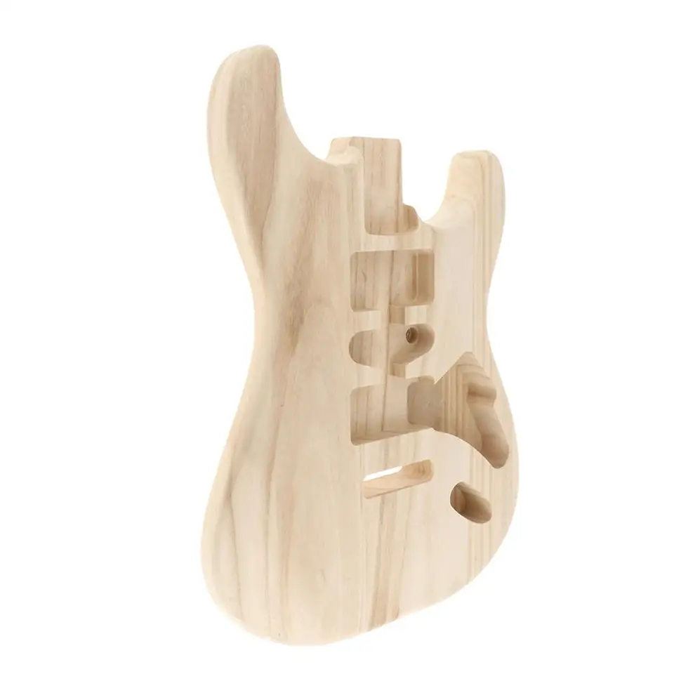 Sycamore Guitar nedokončený materiál s hlavňou tela pre elektrické gitarové ACC.