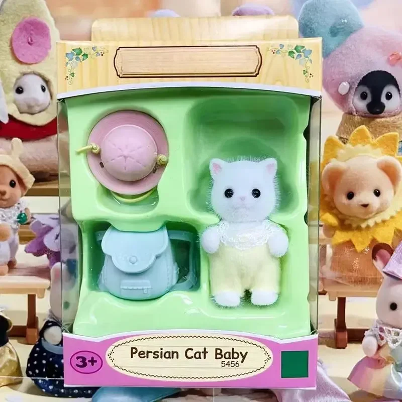 Sylvaniánske rodiny Perzská mačka čokoláda Čokoláda králičia bavlnená cukrová myš mliečny králik boby detská škola sada detských hračiek darček k narodeninám