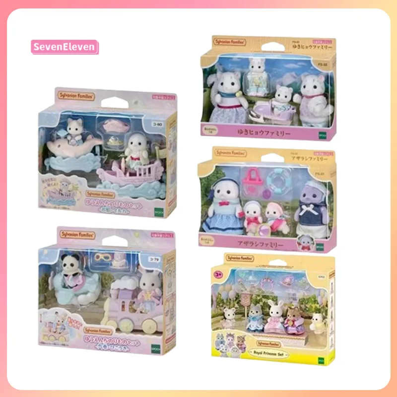 Sylvánska rodina Snow Leopard Family Rodina Seal Family Ternurins Sylvanian Family Rodiny ROOM Ozdob
