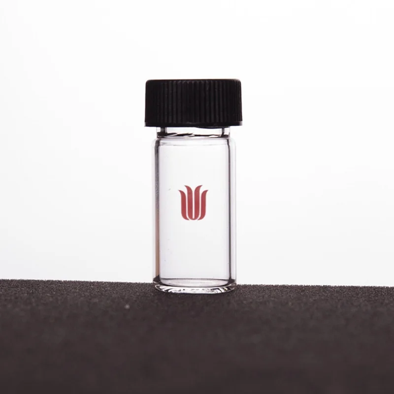 Synthware s plochým dnom závitu, 1 ml/3 ml/5 ml/8 ml, injekčná liekovka s rozpúšťadlom, bez perforovaného krytu, tesnenie PTFE, vlákno 13-425/20-400, V16