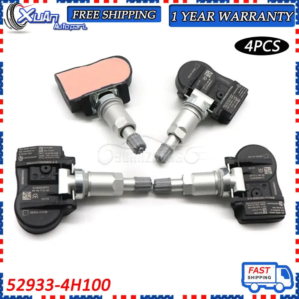 Systém monitorovania tlaku v pneumatikách TPMS 52933-4H100 pre Hyundai Starex [TQ] H100 [TQ] H-1 náklad [TQ] 2014-2021 433MHz