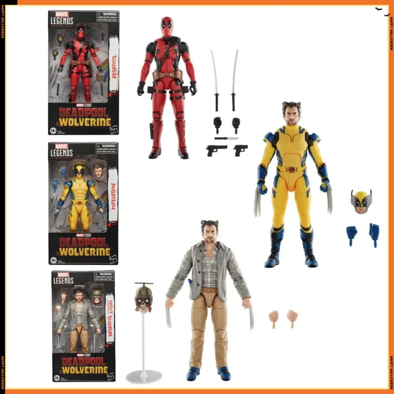 Séria Marvel Legends: Tretí film Deadpool a Wolverine Aniem Figurine akčná figúrka Zbierka modelu 6-palcové hračky