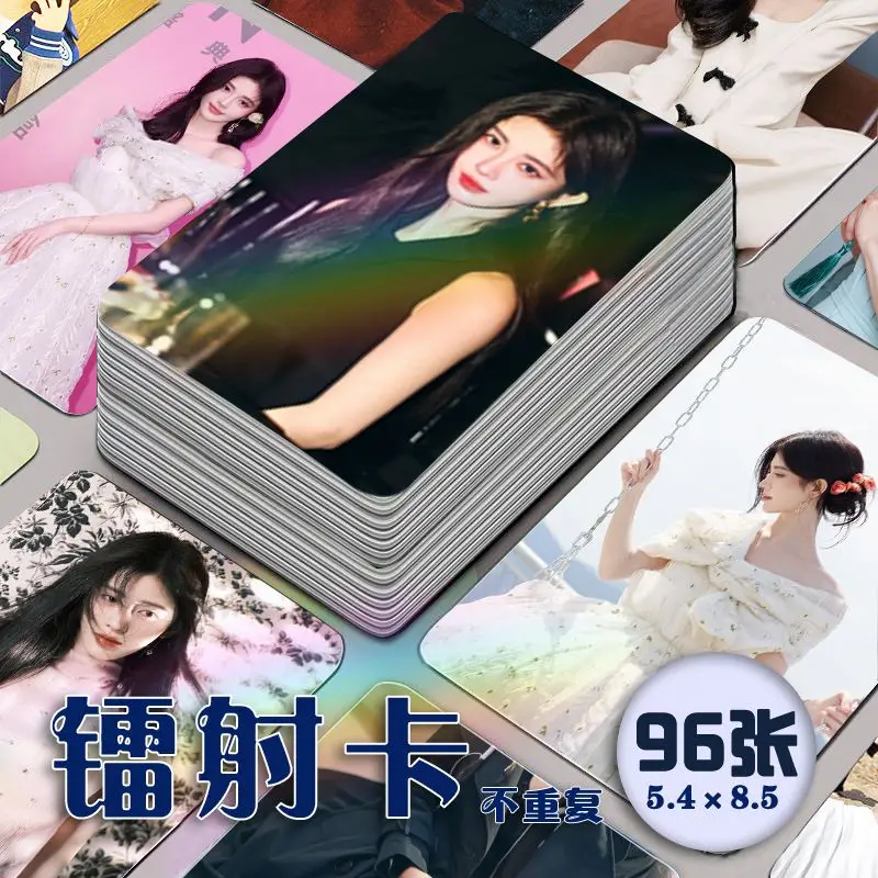 Séria2 96ks kiku ju jingyi laser mini karta peňaženka Malé karty Fanmade zbierka narodeninové darčeky