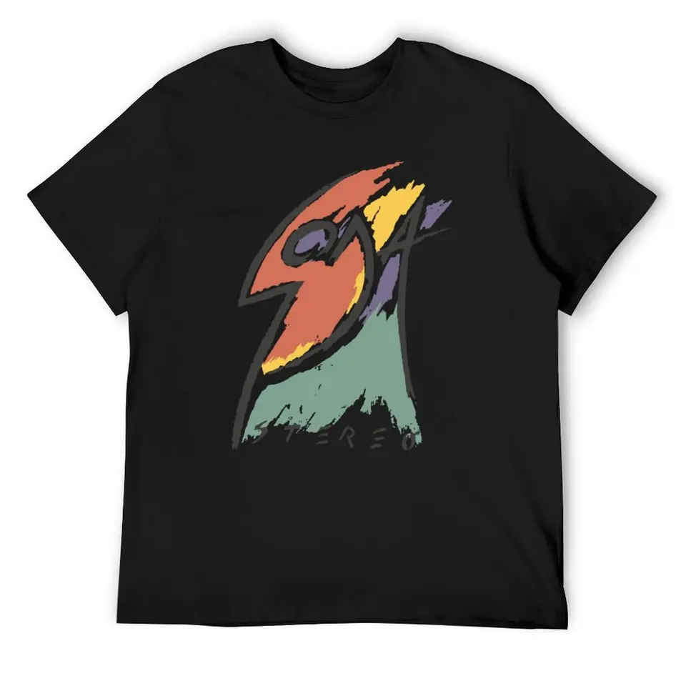 Sóda stereofónne tričko camiseta esenciálne tričko
