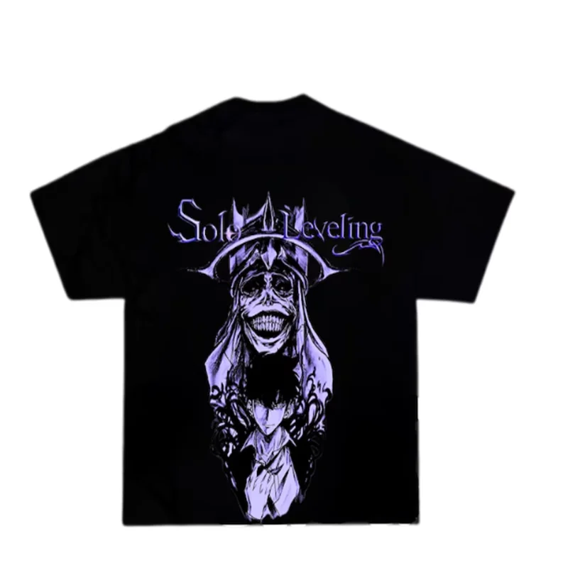 Sólové vyrovnanie tričká Nové obchodné tričká COSPLAY Ženy Men Príležitostné posádky s krátkym rukávom módne oblečenie Streetwear Tričko Darček
