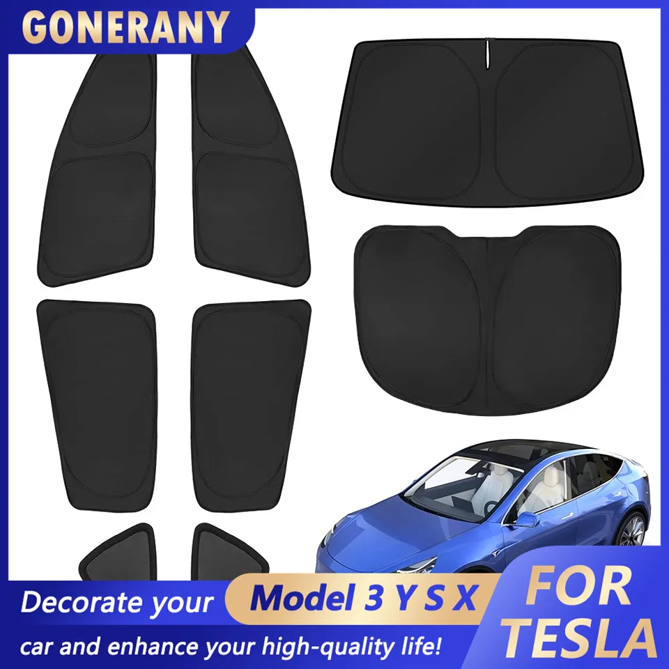 Súkromie Sunshade pre Tesla Model Y 2020-2023 Príslušenstvo Čelné sklo