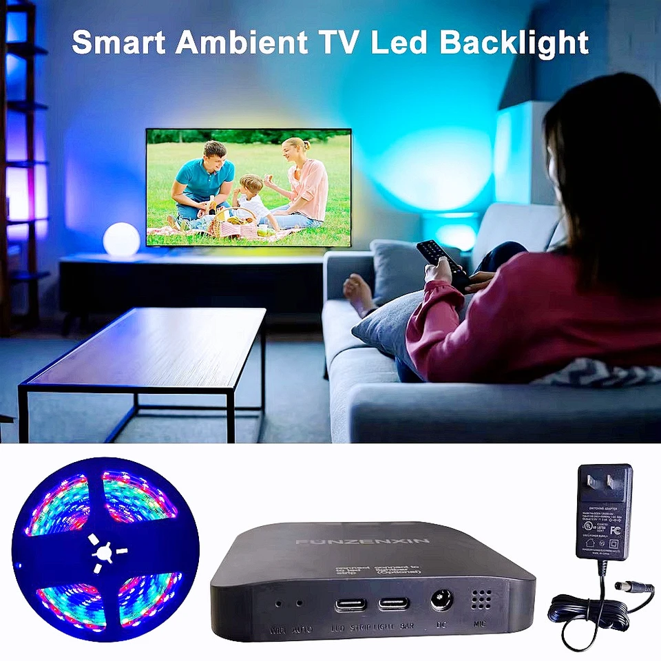 Súprava LED podsvietenia Ambilight Fancy TV pre zariadenia 4K HDMI 2.0
