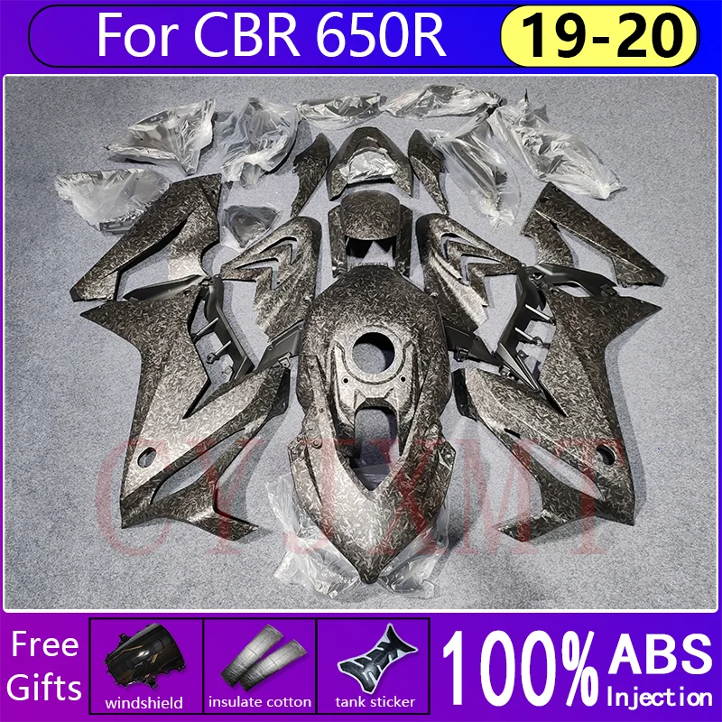 Súprava motocyklového kapotáže na mieru z uhlíkových vlákien pre Honda CBR650R 2019 2020 Saquings diely CBR 650 650R 19 20