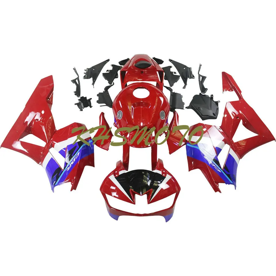 Súprava motocyklových Fairings pre Honda CBR600RR F5 2013 2014 2015 2016 2017 2018 2018 CBR 600RR 13-18 Vstrekovanie Hot Red Bodywork Set