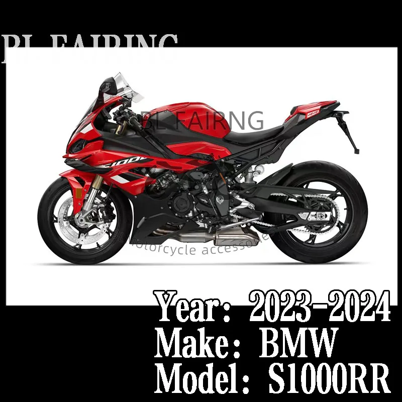 Súprava motocyklových kapotárov pre BMW S1000RR 2023 2024 Bodywork BMW S1000RR 2023-2024 Set Red Red