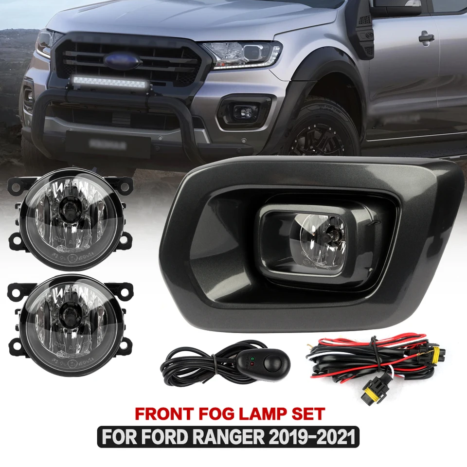 Súprava na aktualizáciu hmly predného nárazníka pre Ford Ranger 2019 2020 2021 Verzia Dodatočný spínač hmlového svetla + zapojenie