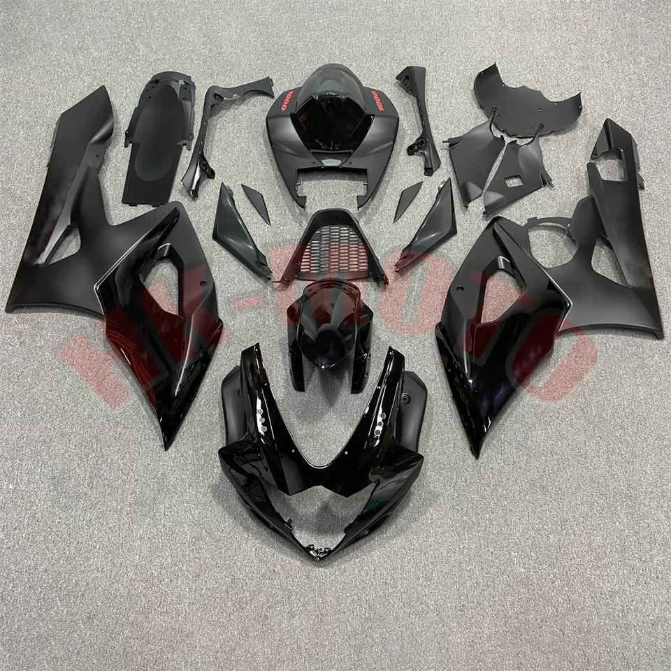 Súprava na motocyklovú kapotáž pre GSX-R1000 GSXR1000 2005 2006 K5 K6 Bodywork sada vysokokvalitná injekcia Abs čierna