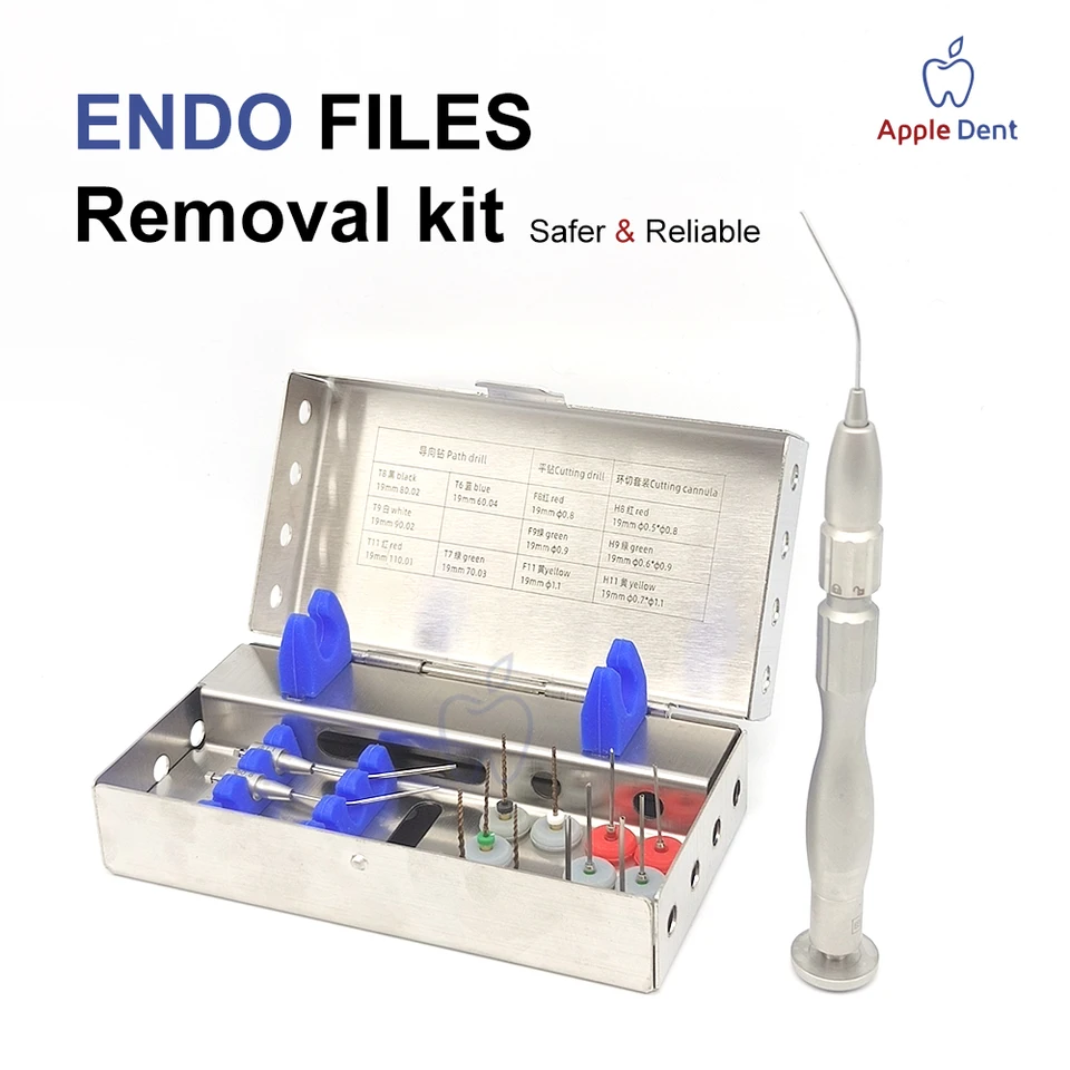 Súprava na odstraňovanie súborov zubného endo súbor Root Canal Extractor Endodontic endo File Systém Systém zubného zubného lekára Zlomený