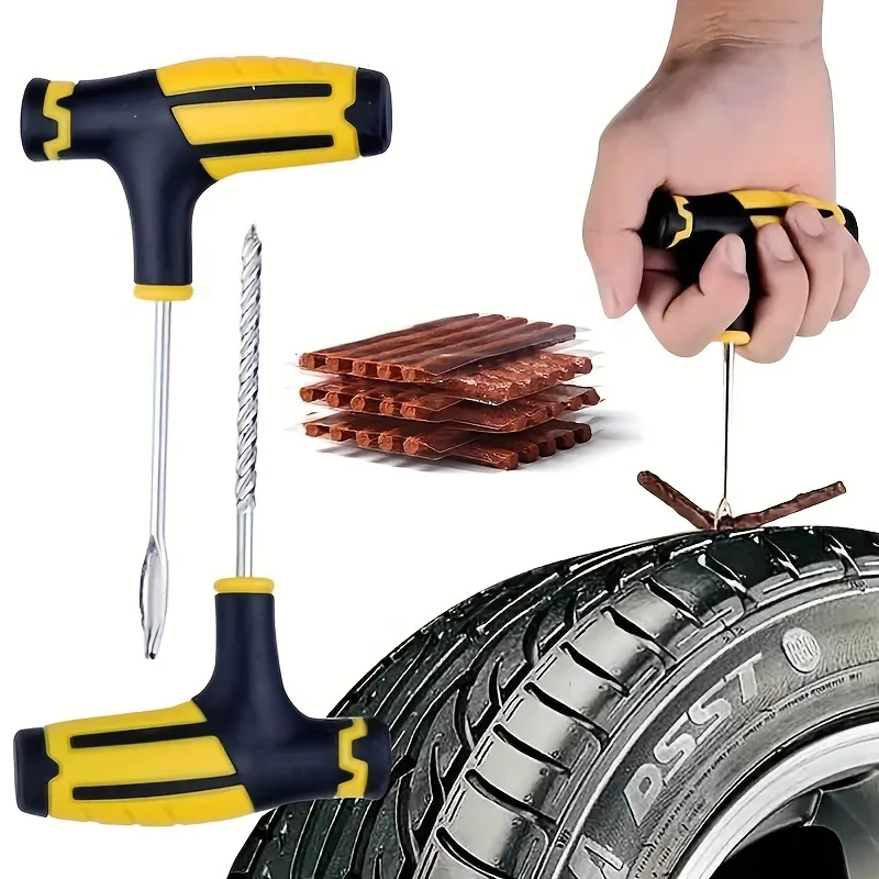 Súprava na opravu pneumatík bezdušové pneumatické pneumatické punkcie Patch Car Bike Motorcycle Pneuľká opraváren