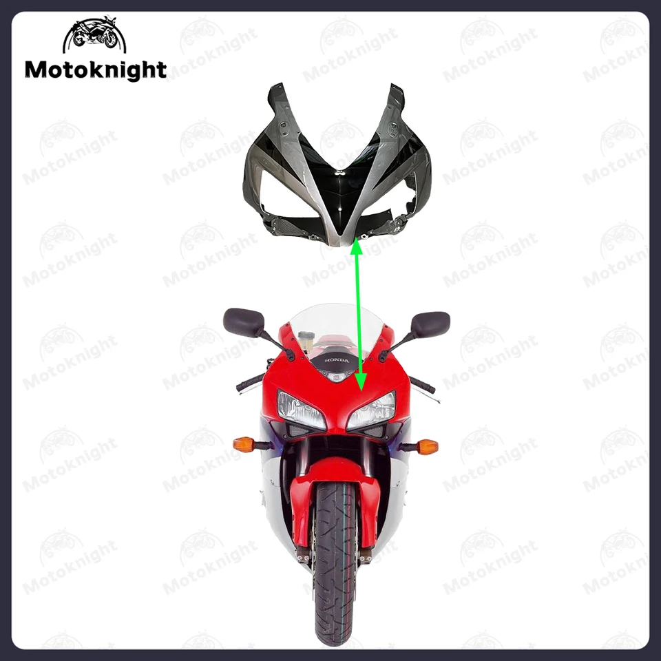 Súprava na pokrytie predného svetlometu pre motocykle Fit Fit for Honda CBR1000RR 2004 2005 2005 Front Mask Faquings Bodywork Kits