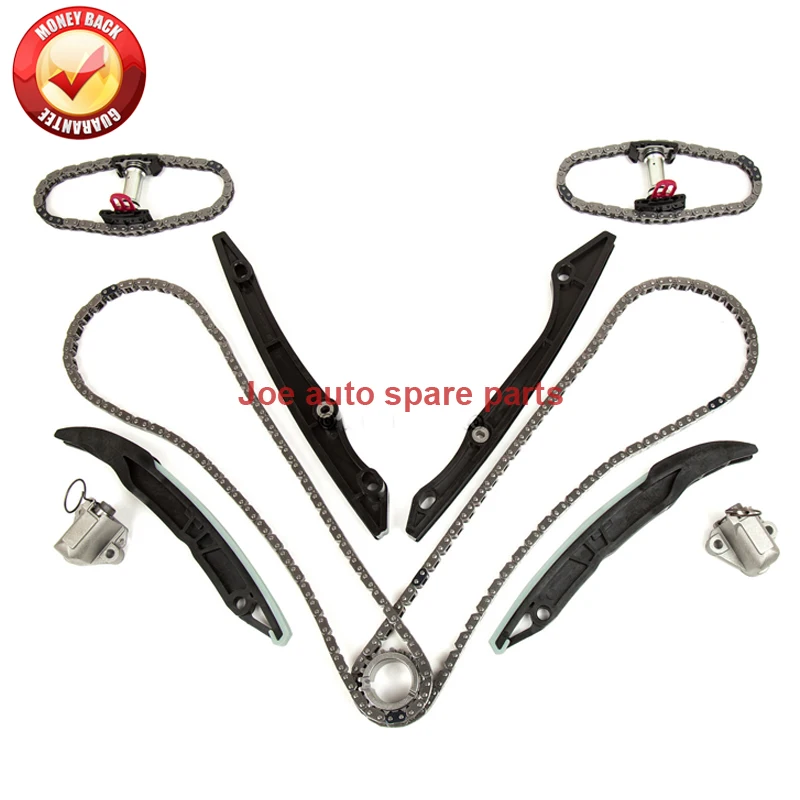 Súprava napínačov s časovacím reťazcom pre Ford F-150 F150 Mustang 4951cc 5.0L 5.0 L V8 DOHC 2011-2015 BR3Z-6306-A BR3Z-6268-B