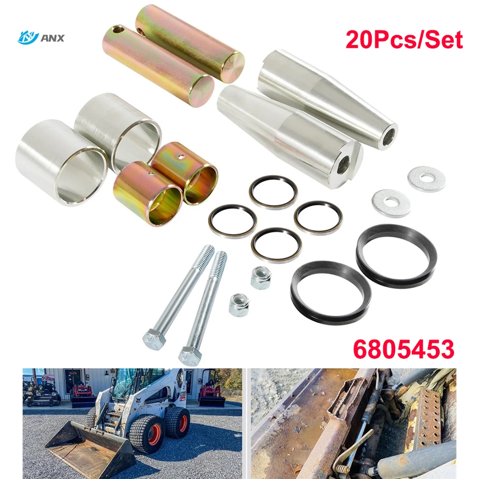 Súprava PIN Bushing 6805453 6577954 7139943 pre Bobcat S220 S250 S300 S330 A300 T250 T300 T320 Šmyk