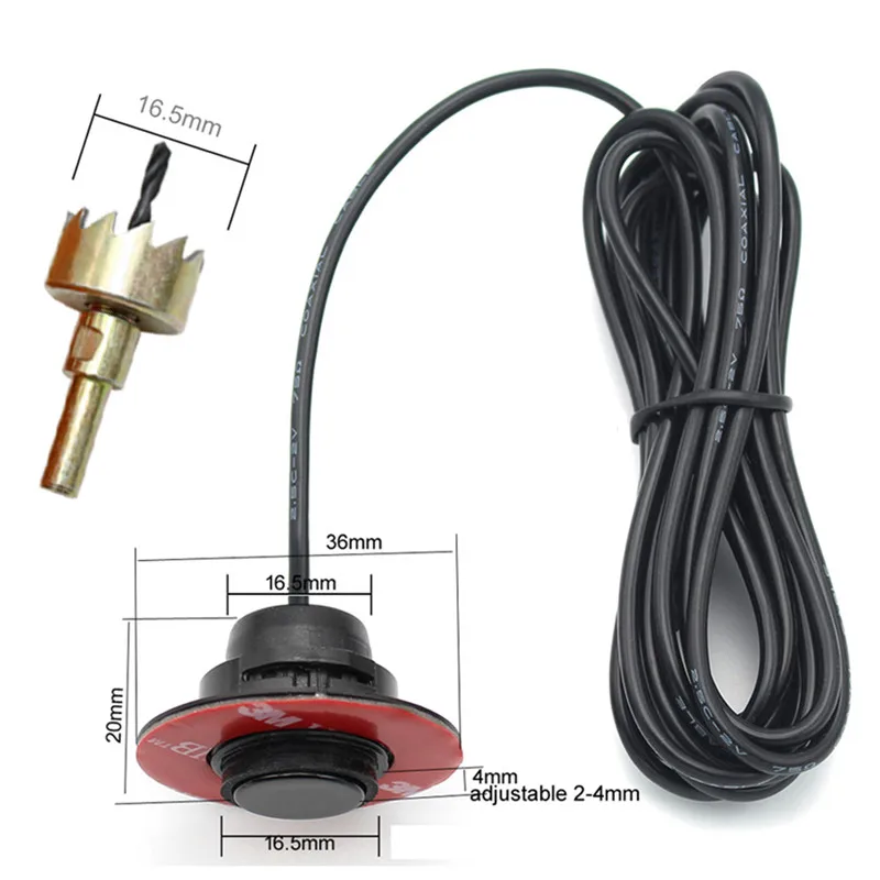 Súprava Sensor Parking Sensor LED LED 4 Senzory Reverzný radar pre Mazda 2 Mazda 3 Mazda 5 Mazda 6 CX5 CX-5 CX7 CX9 Atenza Axela Hyundai
