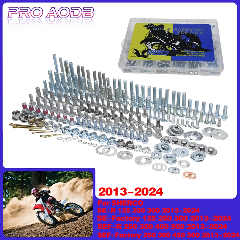 Súprava skrutiek na bicykli na špinavých bicykloch pre Sherco SE-R SEF-R SE-FACTORY SEF-Factory 125 250 300 450 500 2013 2014 2015-2025