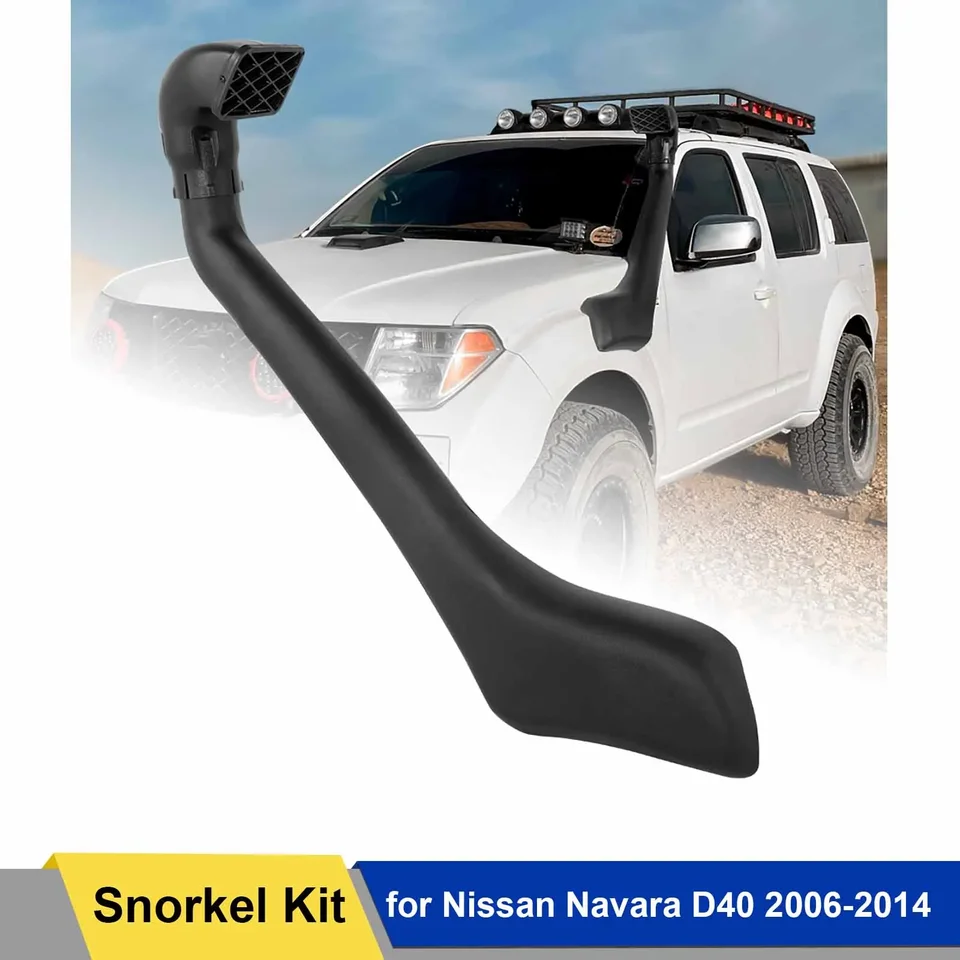 Súprava vozidla pre šnorchel pre Nissan Navara D40 2006 -2014 Diesel YD25DDTI 2,5 Litre -I4 Matte Black 4x4 Auto príslušenstva