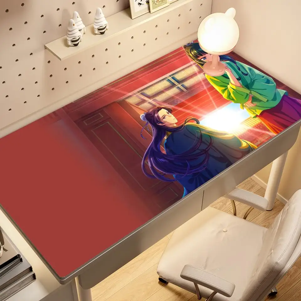 T-ApotHecary Diaries Mouse Pad XXL Gaming Accessories Office Gamer Keyboard Desk Mat Non-Slip Laptop Veľký anime myš